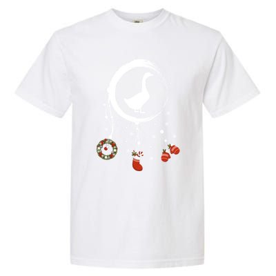 Joy Farm Dreamcatcher Merry Christmas Goose Gift Garment-Dyed Heavyweight T-Shirt