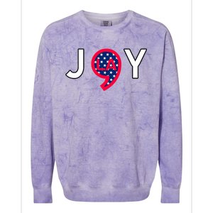 Joy For Everyone Joy To The World~ Colorblast Crewneck Sweatshirt