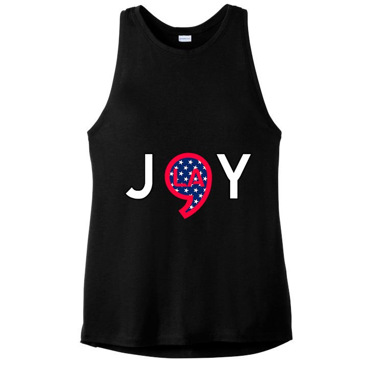 Joy For Everyone Joy To The World~ Ladies PosiCharge Tri-Blend Wicking Tank