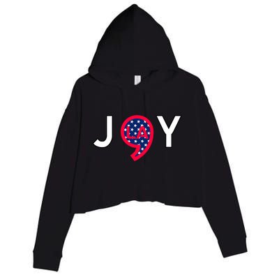Joy For Everyone Joy To The World~ Crop Fleece Hoodie