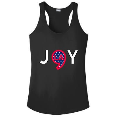 Joy For Everyone Joy To The World~ Ladies PosiCharge Competitor Racerback Tank