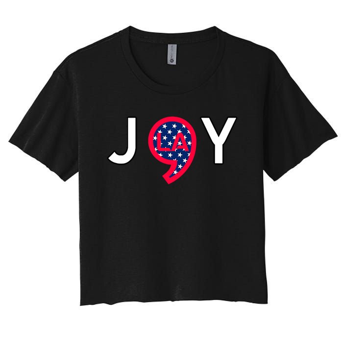 Joy For Everyone Joy To The World~ Women's Crop Top Tee