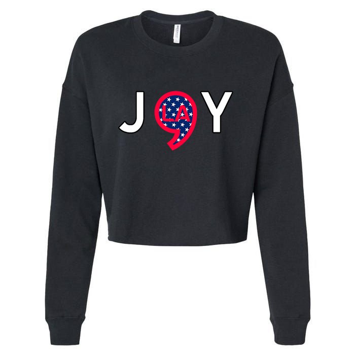 Joy For Everyone Joy To The World~ Cropped Pullover Crew