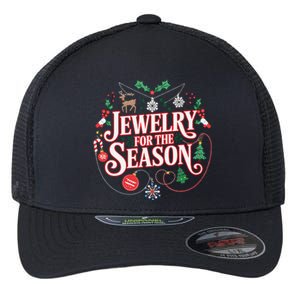 Jewelry For Every Season Festive Holidays Ornaments Funny Flexfit Unipanel Trucker Cap