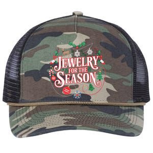 Jewelry For Every Season Festive Holidays Ornaments Funny Retro Rope Trucker Hat Cap