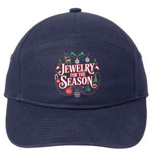 Jewelry For Every Season Festive Holidays Ornaments Funny 7-Panel Snapback Hat