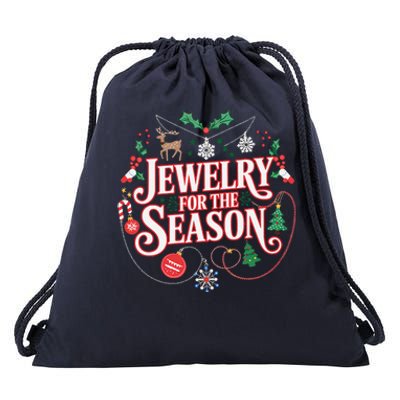 Jewelry For Every Season Festive Holidays Ornaments Funny Drawstring Bag