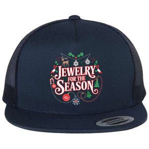 Jewelry For Every Season Festive Holidays Ornaments Funny Flat Bill Trucker Hat