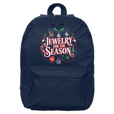 Jewelry For Every Season Festive Holidays Ornaments Funny 16 in Basic Backpack