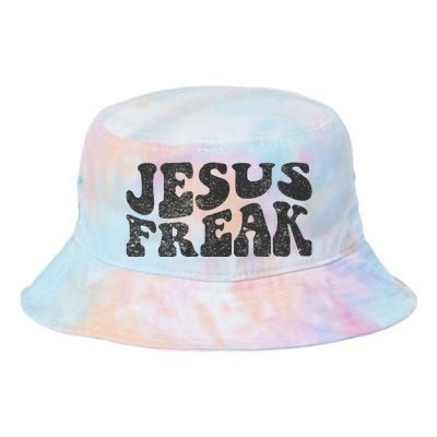 Jesus Freak Funny Christian Retro Vintage Bible Study Cute Tie Dye Newport Bucket Hat