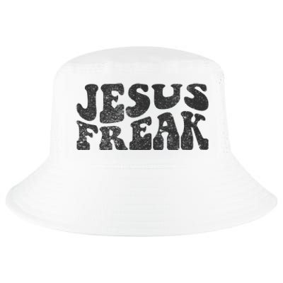 Jesus Freak Funny Christian Retro Vintage Bible Study Cute Cool Comfort Performance Bucket Hat