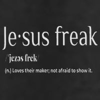Jesus Freak Funny Christian Calligraphy Faith In God Adult Drive Performance Visor