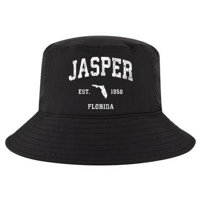 Jasper Florida Fl Vintage Athletic Sports Cool Comfort Performance Bucket Hat