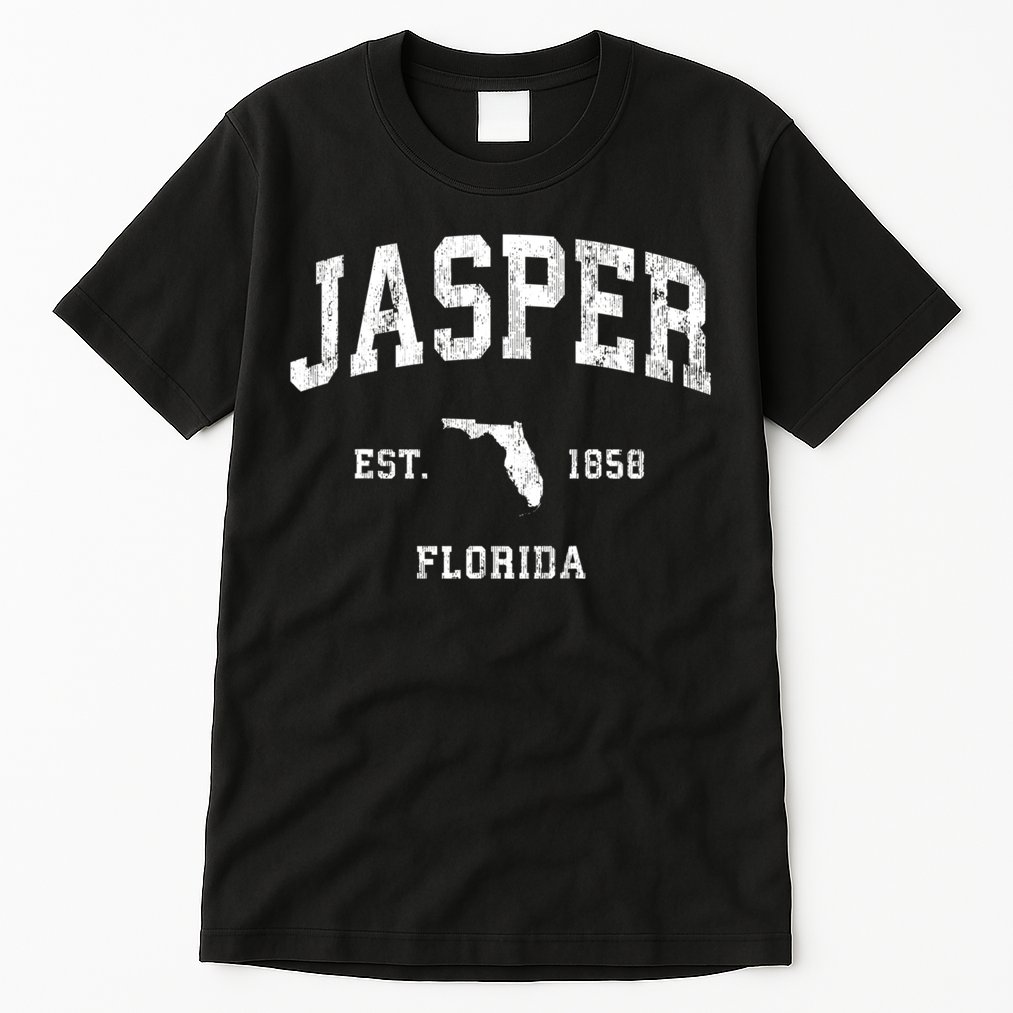 Jasper Florida Fl Vintage Athletic Sports Tall T-Shirt