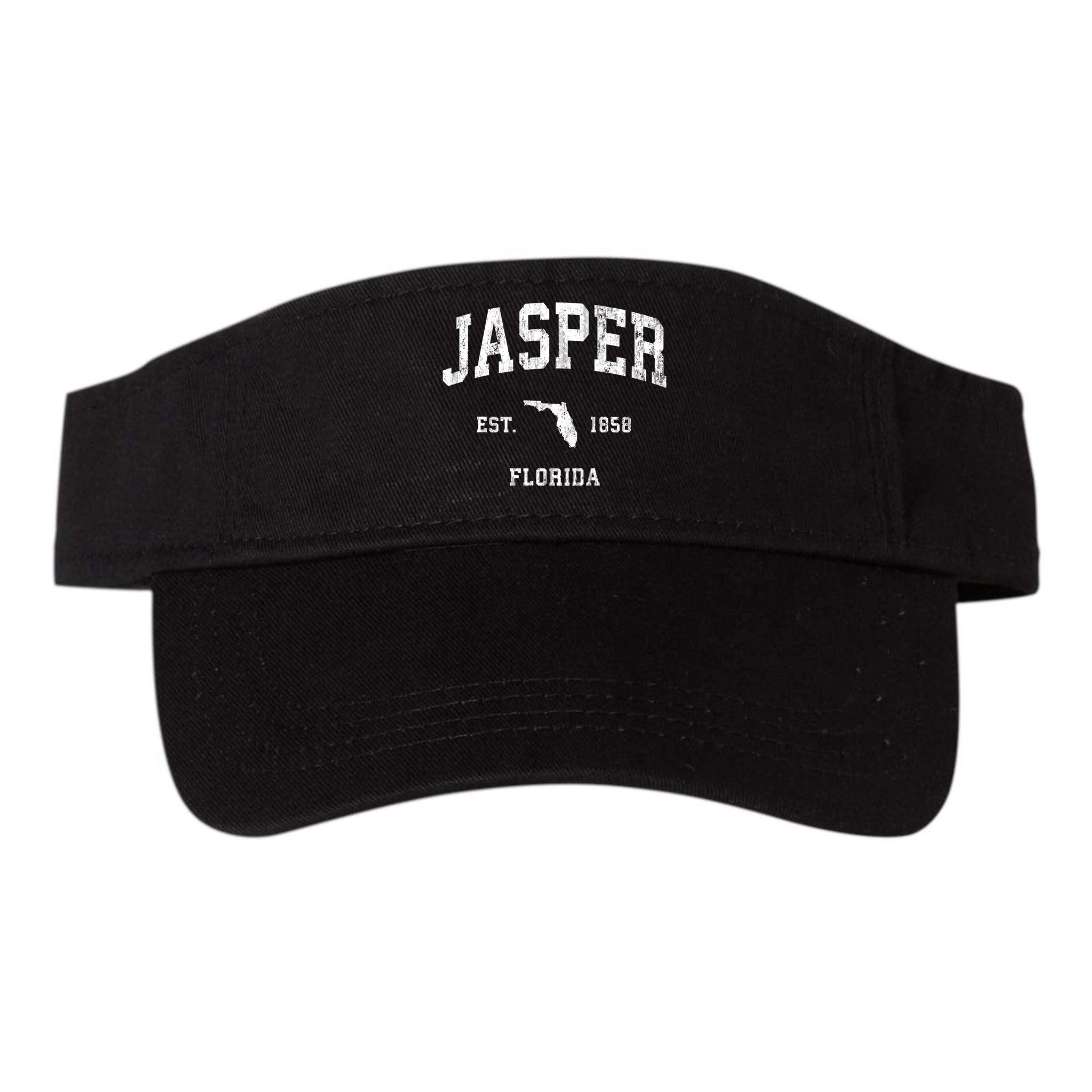Jasper Florida Fl Vintage Athletic Sports Visor