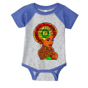 Juneteenth Flag Freegiftish 1865 Freedom Black History Month Gift Infant Baby Jersey Bodysuit