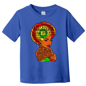 Juneteenth Flag Freegiftish 1865 Freedom Black History Month Gift Toddler T-Shirt