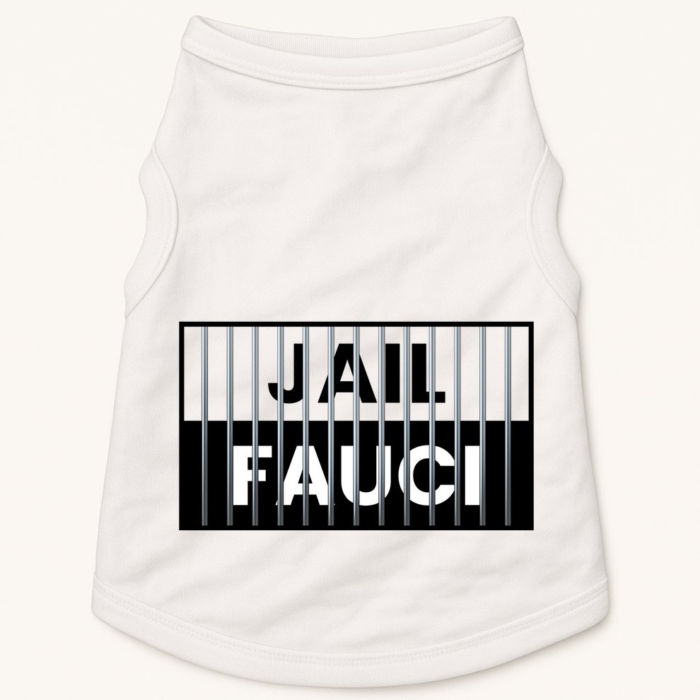 Jail Fauci Funny Fauci For Jail Doggie Tank