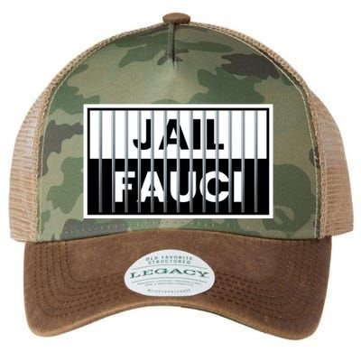 Jail Fauci Funny Fauci For Jail Legacy Tie Dye Trucker Hat