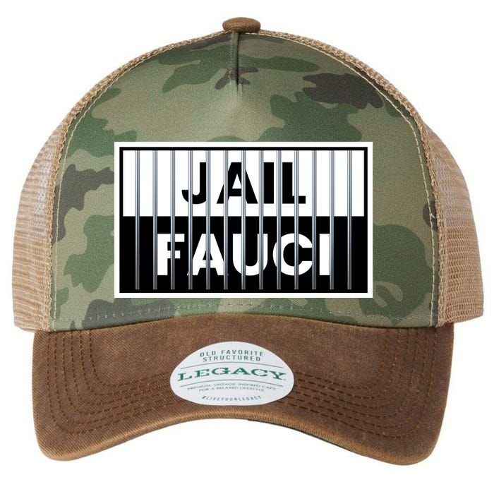 Jail Fauci Funny Fauci For Jail Legacy Tie Dye Trucker Hat