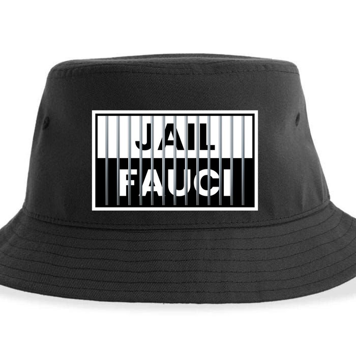 Jail Fauci Funny Fauci For Jail Sustainable Bucket Hat