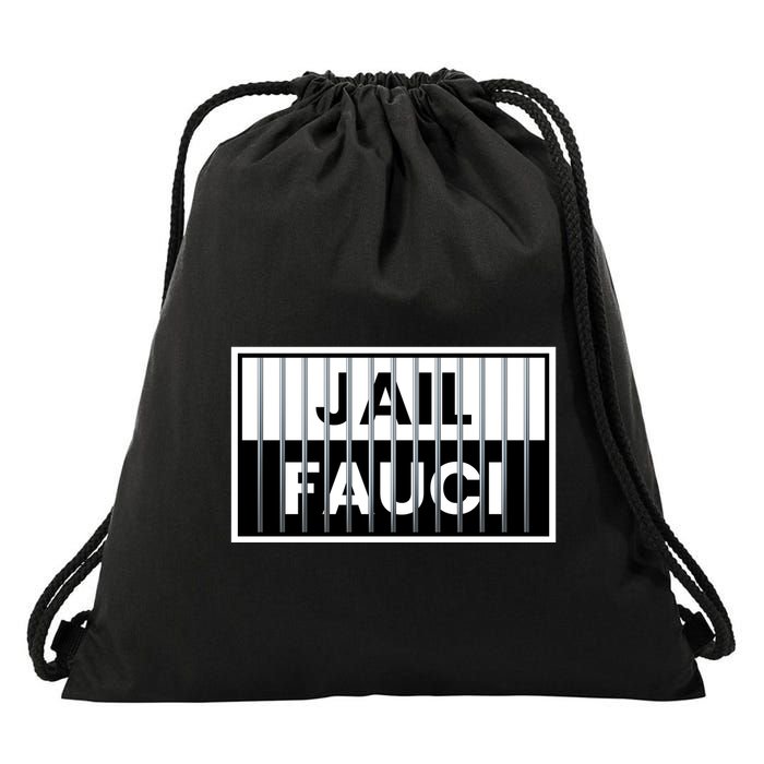 Jail Fauci Funny Fauci For Jail Drawstring Bag