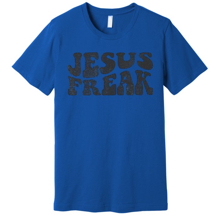 Jesus Freak Funny Christian Retro Vintage Bible Study Cute Premium T-Shirt