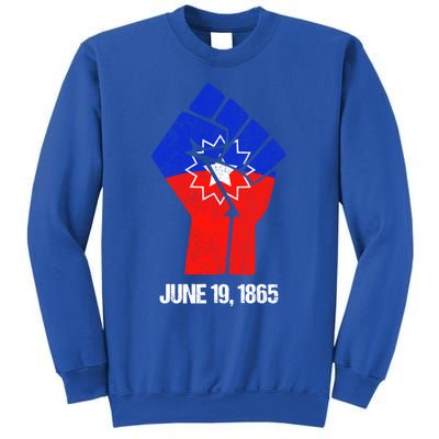 Junenth Fist Freedom Day Flag Black History Remembrance Gift Sweatshirt