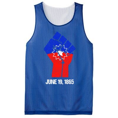 Junenth Fist Freedom Day Flag Black History Remembrance Gift Mesh Reversible Basketball Jersey Tank