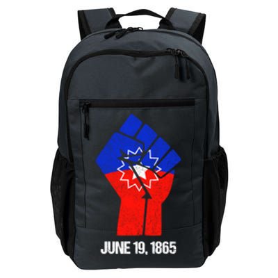 Junenth Fist Freedom Day Flag Black History Remembrance Gift Daily Commute Backpack