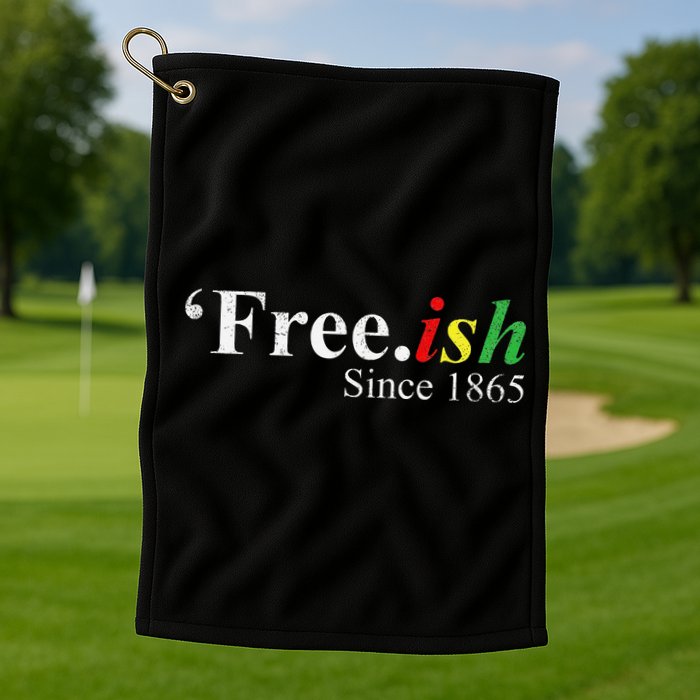 Juneteenth Freeish Freeish Since 1865 Golf Towel