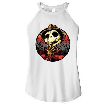 Jack Freddy Funny Halloween Horror Character Nightmare Women’s Perfect Tri Rocker Tank