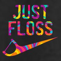 Just Floss Funny Parody Logo Meme Cool Comfort Performance Bucket Hat