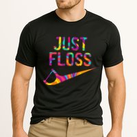 Just Floss Funny Parody Logo Meme Cooling Performance Crew T-Shirt