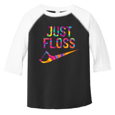 Just Floss Funny Parody Logo Meme Toddler Fine Jersey T-Shirt