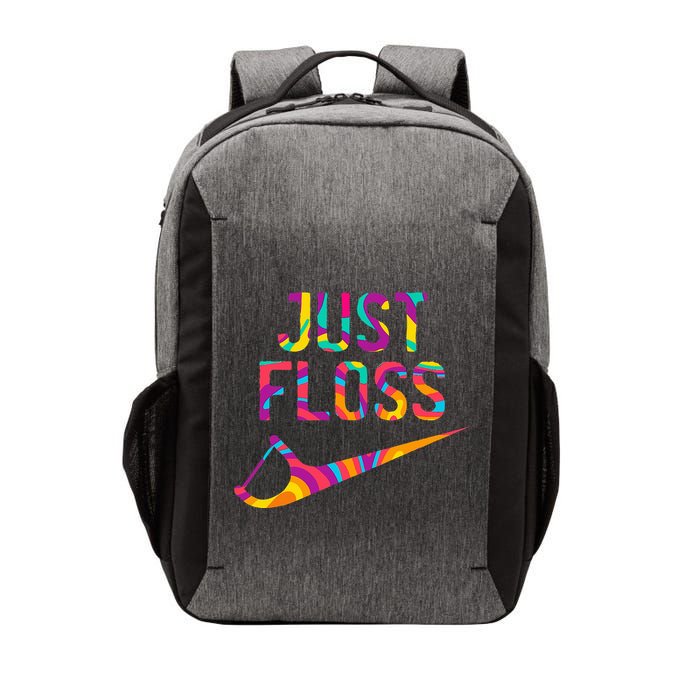 Just Floss Funny Parody Logo Meme Vector Backpack