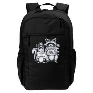 Justice For Fred The Raccoon And The Peanut The Squirrel Daily Commute Backpack