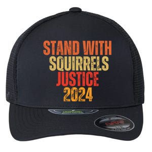 Justice For Fred The Raccoon And The Peanut The Squirrel Flexfit Unipanel Trucker Cap