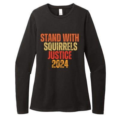 Justice For Fred The Raccoon And The Peanut The Squirrel Womens CVC Long Sleeve Shirt