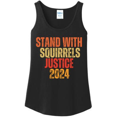 Justice For Fred The Raccoon And The Peanut The Squirrel Ladies Essential Tank