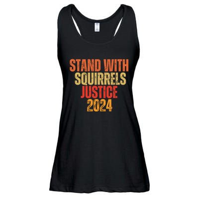 Justice For Fred The Raccoon And The Peanut The Squirrel Ladies Essential Flowy Tank