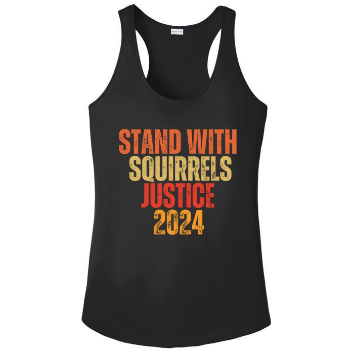 Justice For Fred The Raccoon And The Peanut The Squirrel Ladies PosiCharge Competitor Racerback Tank