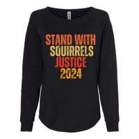 Justice For Fred The Raccoon And The Peanut The Squirrel Womens California Wash Sweatshirt