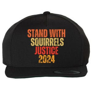 Justice For Fred The Raccoon And The Peanut The Squirrel Wool Snapback Cap