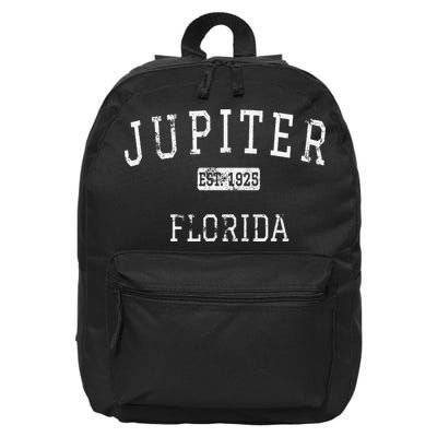 Jupiter Florida Fl Vintage 16 in Basic Backpack