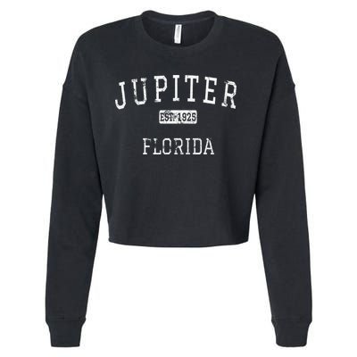 Jupiter Florida Fl Vintage Cropped Pullover Crew