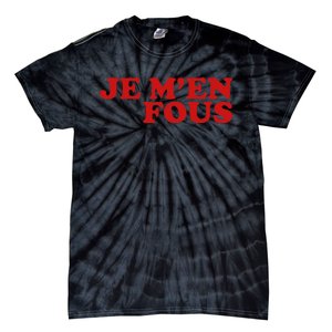 Je Fous French Retro Style Slogan Tie-Dye T-Shirt