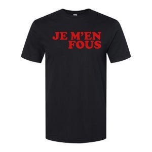 Je Fous French Retro Style Slogan Softstyle CVC T-Shirt