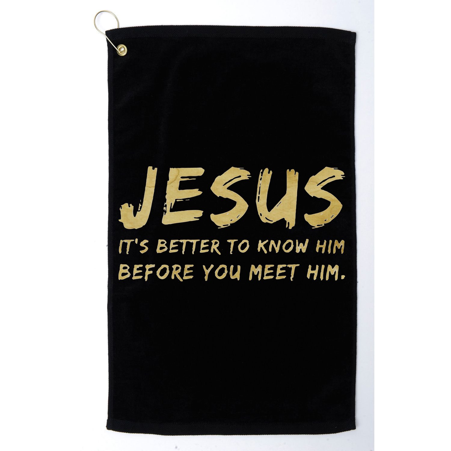 Jesus Freak Funny Christian Golf Towel