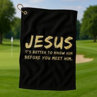 Jesus Freak Funny Christian Golf Towel